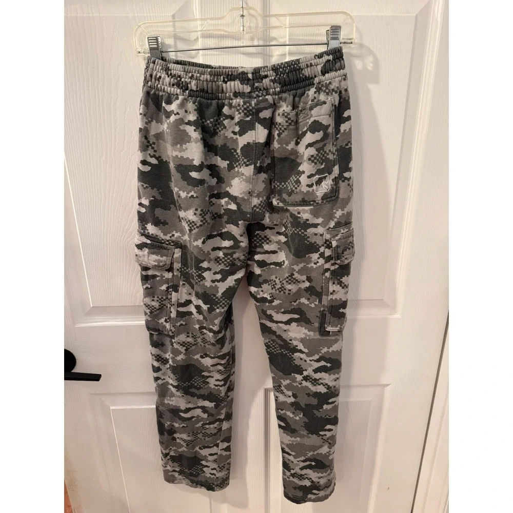 Vintage And1 Sweatpants Mens Sz S Camo Cargo Baggy Basketball‎ Pull On